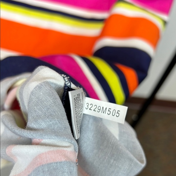 TAHARI Arthur S. Levine Striped Y2k Sleeveless Dress. Size 4 Pink Orange - Picture 9 of 9